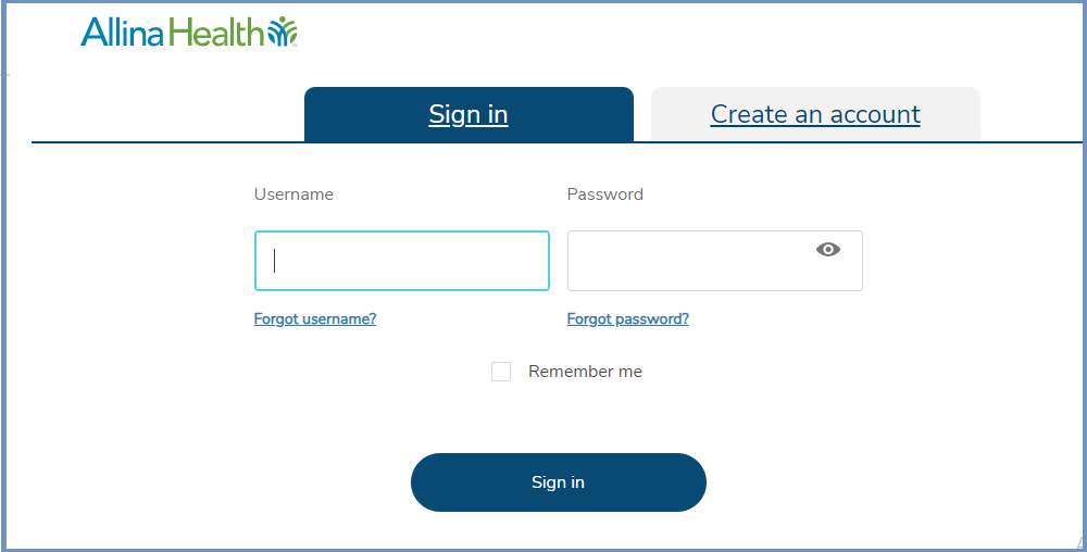 Allina MyChart Login to MyChart
