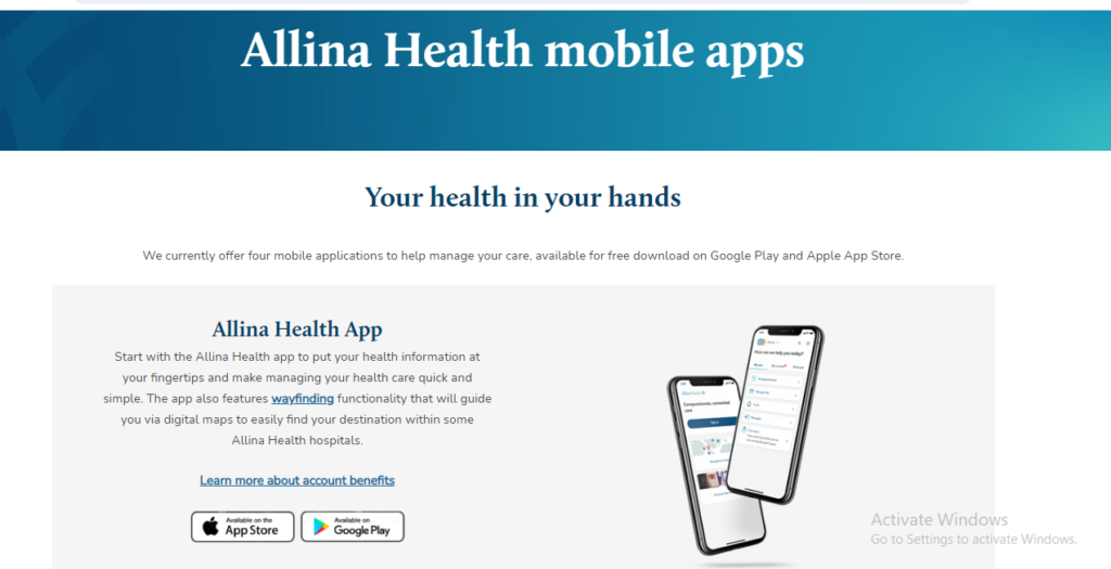 Download the Allina Health Mobile App